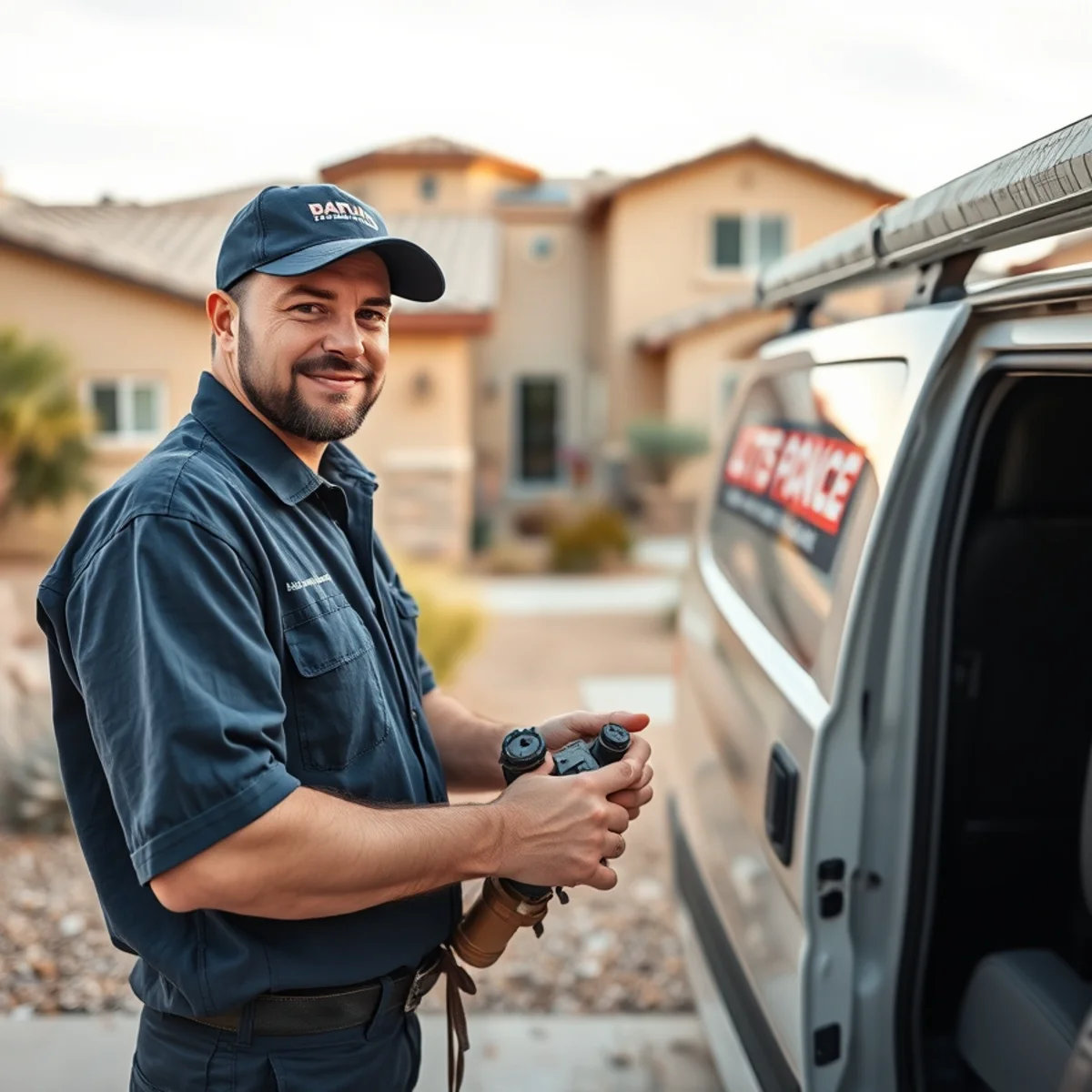 Plumber at a semi-rural home in Blue Diamond, NV near Red Rock