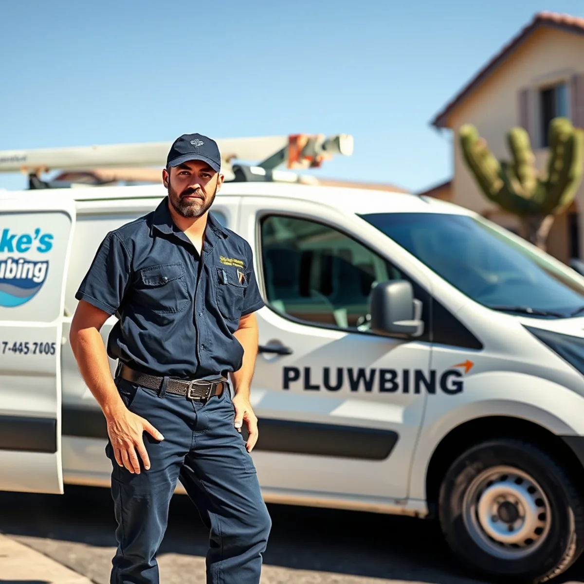 Mike's Drain and Plumbing service van serving Clark County, NV