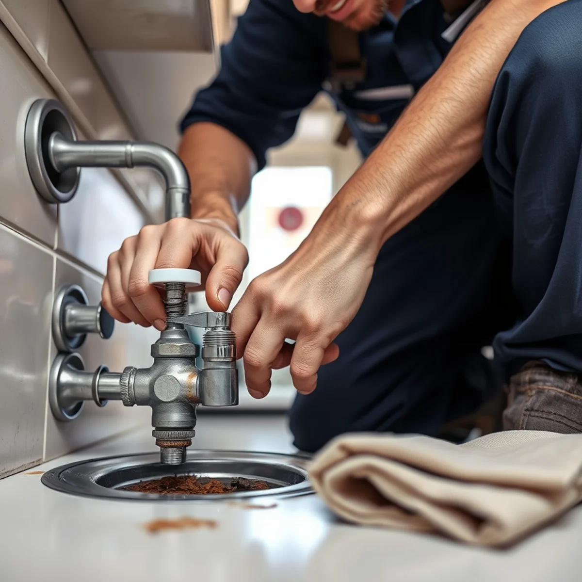 Drain Cleaning in action on a Las Vegas, NV home