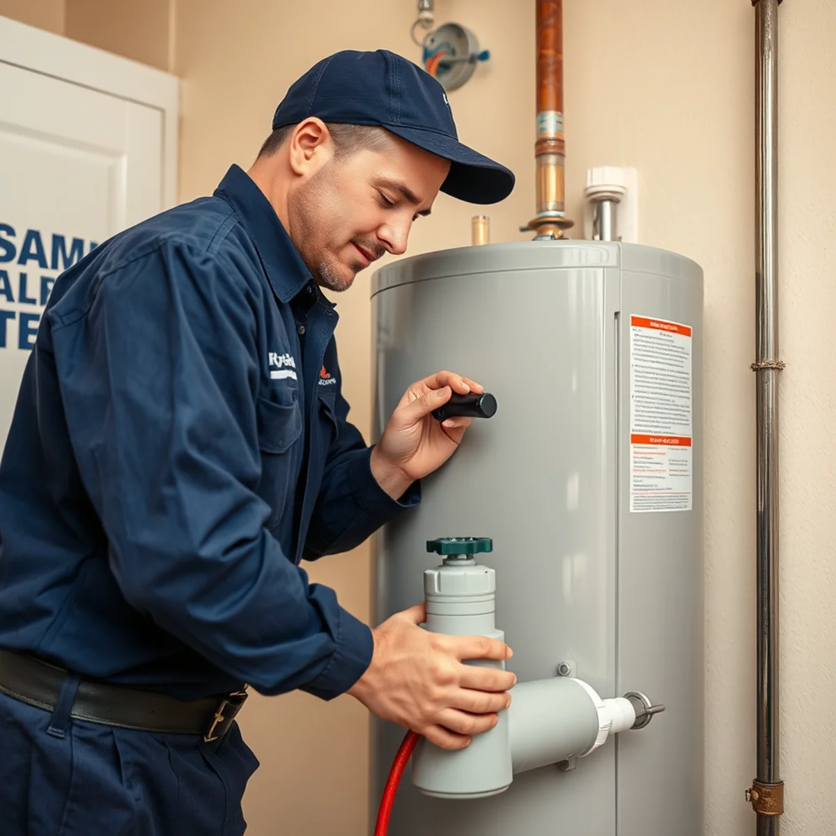 Descaling a tankless water heater with a flush pump in a Las Vegas, NV home