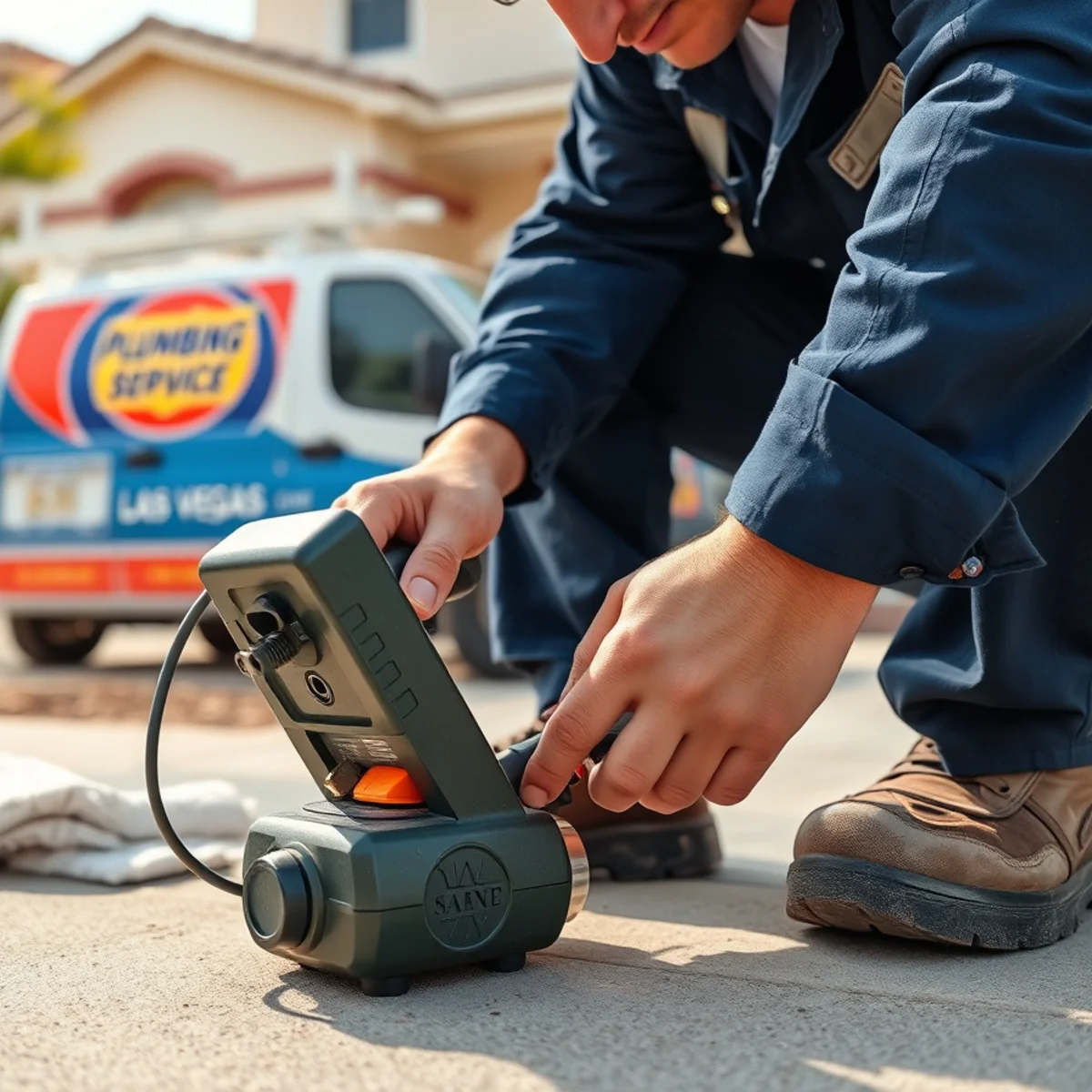 Leak Detection in action on a Las Vegas, NV home