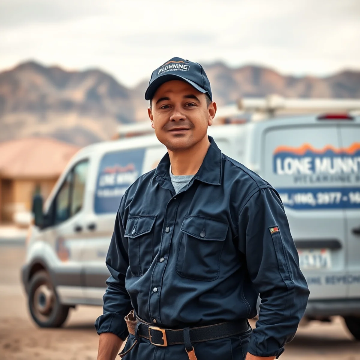 Plumber on a large Lone Mountain lot in the northwest valley, Las Vegas, NV