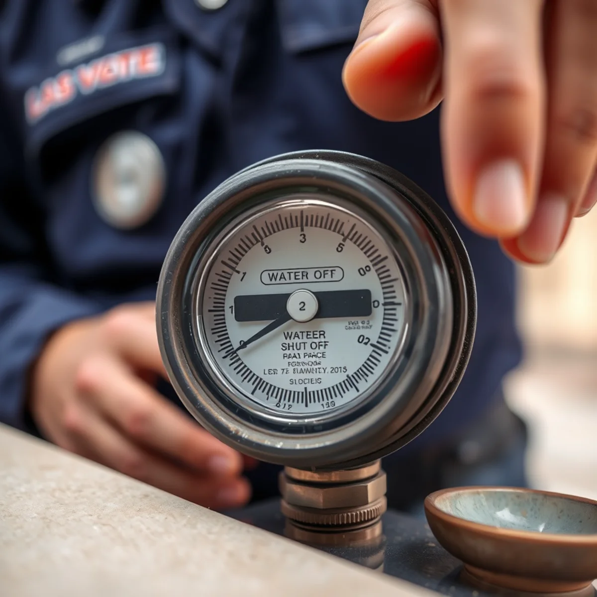 Water meter still turning with all water shut off at a Las Vegas, NV home